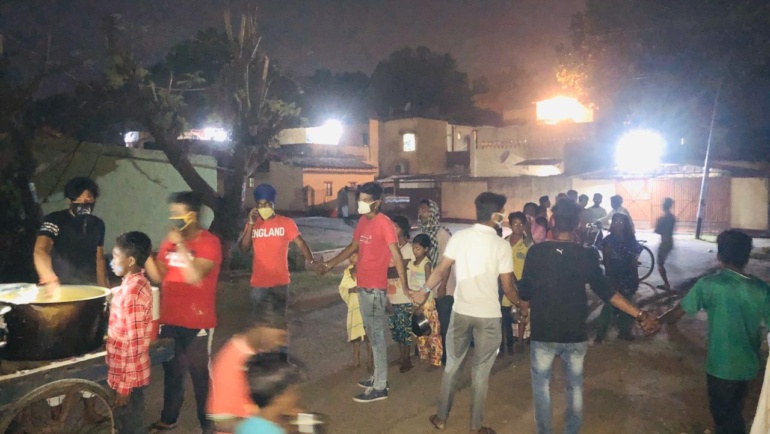 Free food distribution in COVID-19